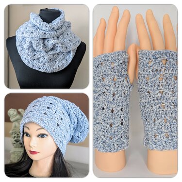 DIY-Häkelset: Beanie, Loop und Pulswärmer zum Selbermachen - Häkeln