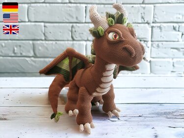 Wanja the dragon XXL - Crochet