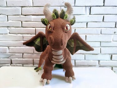 Wanja the dragon XXL - Crochet