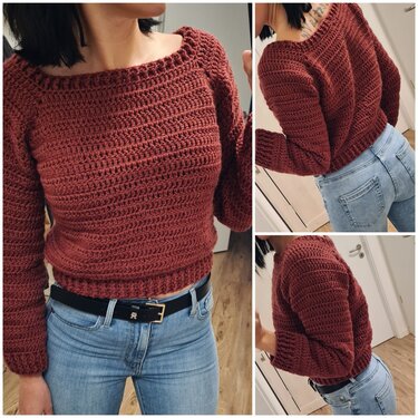 PDF Häkelanleitung Pulli Luna XS BIS XXL (für alle Längen geeignet) - Bild 3