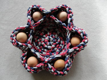 Eiernester / Eierkörbe häkeln