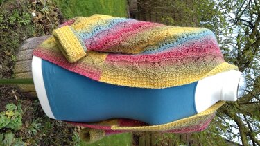 Strickanleitung für Seelenwärmer "Regenbogenträume"