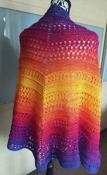 Crochet pattern wrap Versatile