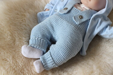Premature Baby Romper Knitting Pattern