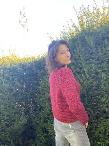 Basic Raglan Sweater CHIARA | seamless | top down | 8 sizes - Knitting