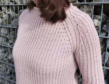 Strickanleitung: Schlichter Patentpullover mit Rollrändern, (für Fortgeschrittene) Gr. 36 - 42 - Bild 3