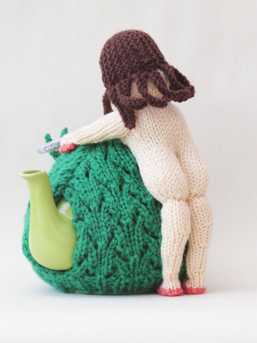 Naked Gardener Tea Cosy Knitting Pattern