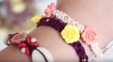 Rosen Armband Makramee (für Anfänger) - Bild 2