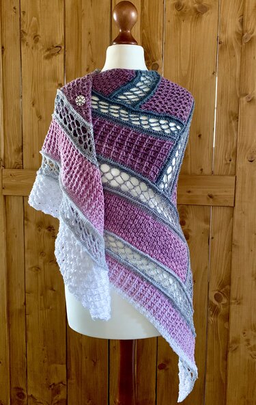 Tuch "Herbsttanz" - Häkeln