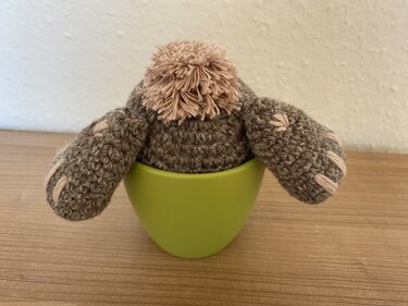 Oster Deko. Versteckte Hasen gehäkelt - Häkeln