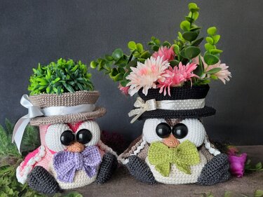 Häkelanleitung "Das Eulenglas"