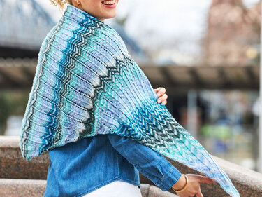 TUCH AUFGEZACKT Diagonal