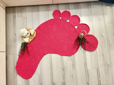 rug crochet, bath mat,shower mat, bathroom,crochet, instructions, foot,