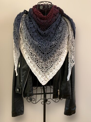 Häkelanleitung Dreieckstuch "Chalastre"