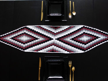 Table Runner Corner to Corner - Crochet Pattern