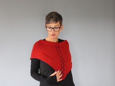 Tuch stricken "Sinead" PDF Anleitung zum download  2 Versionen