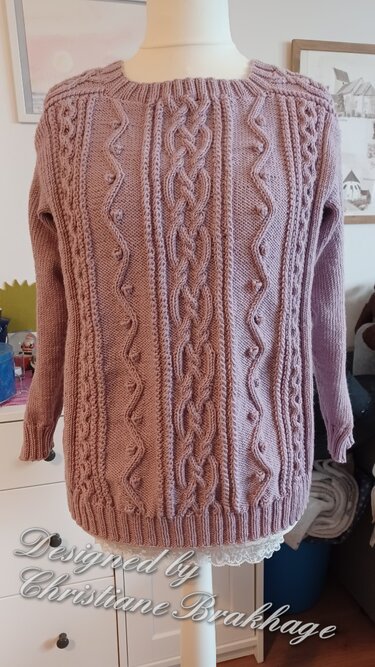 Irischer Fischerpullover