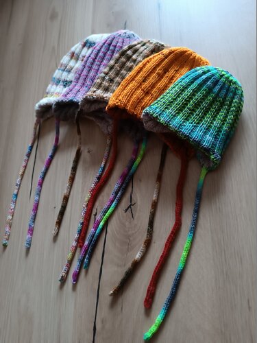 Doppelte Babymütze - Stricken