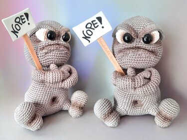Crochet Pattern "Stoney" The Angry Stone