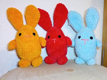 Osterei als Hase - Häkeln