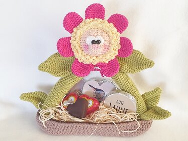 Häkelanleitung Sag es mit Blumen