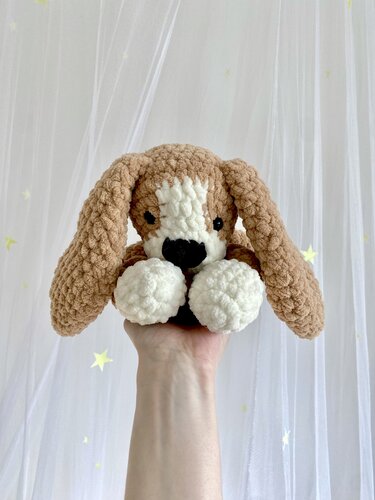 Hund Schmusetier Häkelanleitung