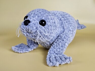 Seehund Baby AquaFluffy - Amigurumi Häkelanleitung