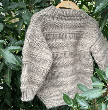 Strickanleitung Kinderjacke ALYA Größe 68 - 98