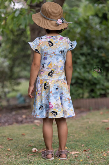 Volantkleid Kymavi 74-164 Schnittmuster mit Beamerdatei - Bild 6