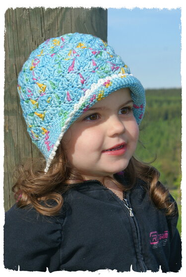 E-book, Sommerhut  Emily, Häkelhut, Sonnenhut, Kinderhut - Häkeln