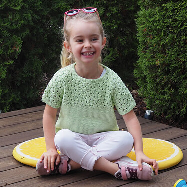 Strickanleitung Kinderpulli "Seidenglanz" 761177