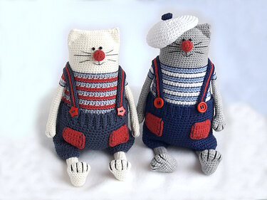 Amigurumi-Häkelanleitung für Katzen, Julius der glückliche Katzen-Koch