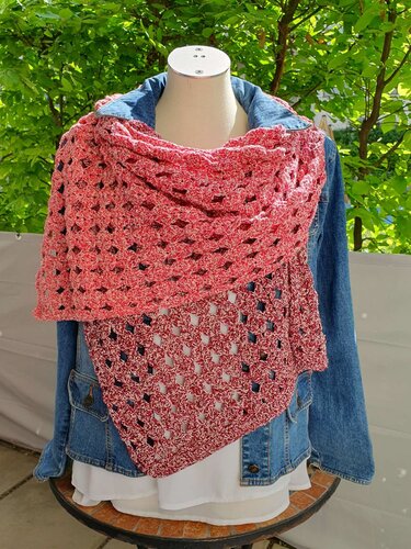 Mad Circles - Häkelanleitung lässiger Sommerschal *anfängertauglich*