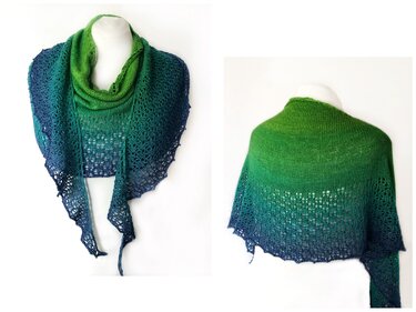 Harmonia - shawl for beginners - Knitting