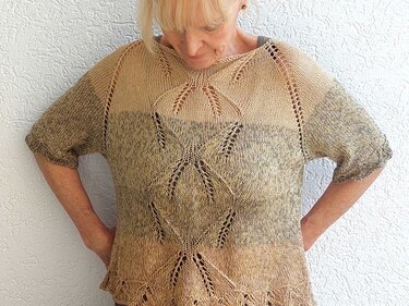 Shirt oder Pullover "Aloe Vera", alle Größen+Längen - Stricken