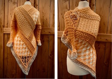 Cloth "Frühlingserwachen" - Crochet