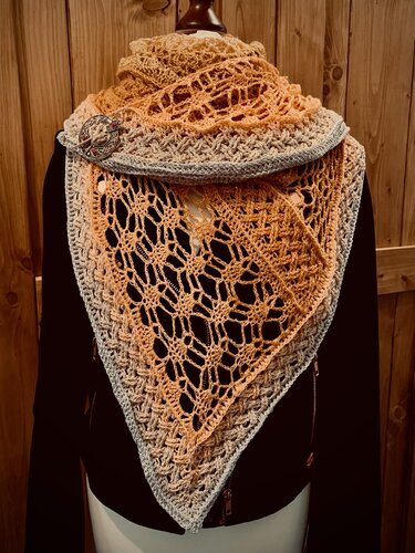 Tuch "Frühlingserwachen" - Häkeln