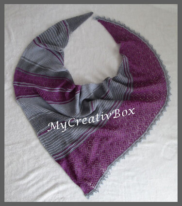 Tuch "Mississippi" gestrickt - Stricken