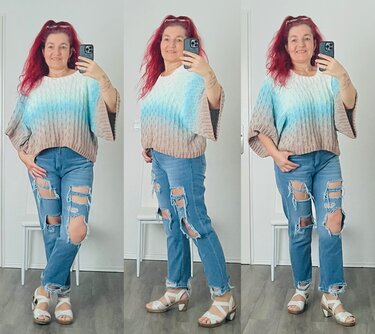 Häkelanleitung RVO Oversize Pullover Ligero alle Größen