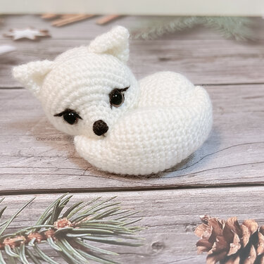 Crochet pattern Arctic Fox - Little Crystal