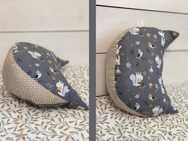 Pattern for pregnancy cushion / wedge cushion - Sewing