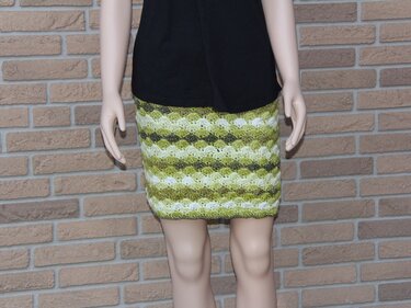 Damenrock "Muschelliebe" Häkelanleitung - alle Größen, alle Garne