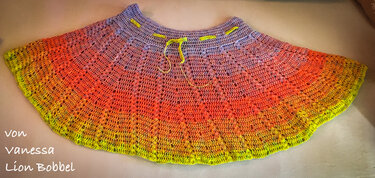 Anleitung: Tellerrock "fadskørt" - Häkeln