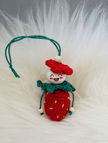 Erdbeeren in 3 Varianten - Häkeln