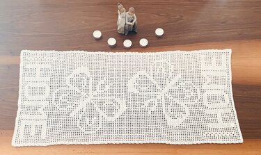 Tischläufer Häkelanleitung