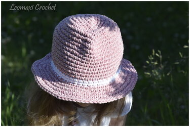 - JENNA - Fedora Hut, Sommerhut Häkeln, alle Größen und jedes Garn - Bild 7