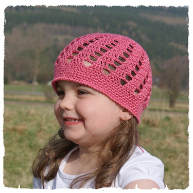 + MAYA + Frühlingsmütze  Netzmütze, Sommermütze - Häkeln