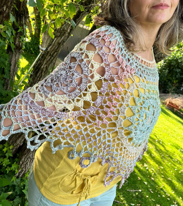 Romantischer Sommerponcho  KATE - Bild 7