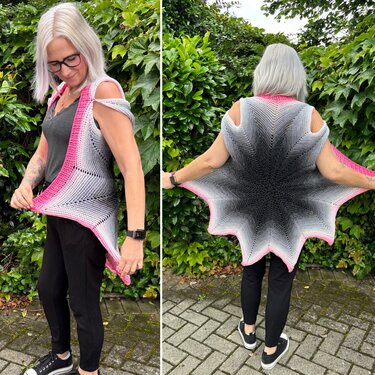 Häkelanleitung Sternenweste "Shooting Star"