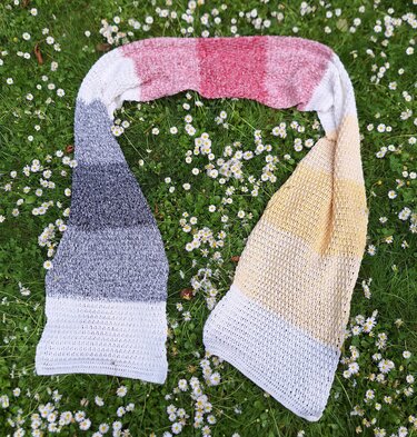 Schal Torjäger - Häkeln